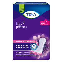 Tena Lady Protect+ Maxi Night inkontinenční vložky 12 ks