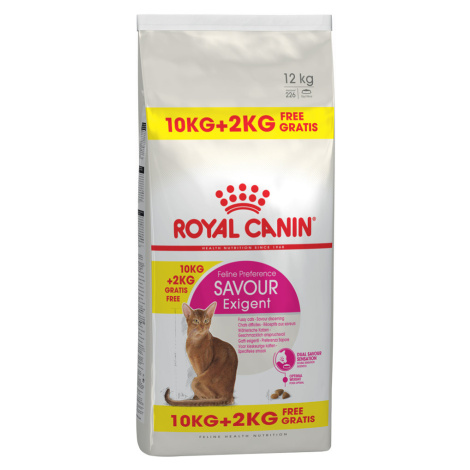 Royal Canin Feline granule, 10 + 2 kg zdarma! - Exigent 35/30