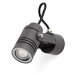 FARO LIT projekční lampa, tmavě šedá