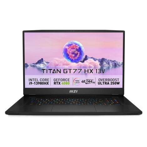 MSI Titan GT77HX 13VH-232CZ - notebook - černý