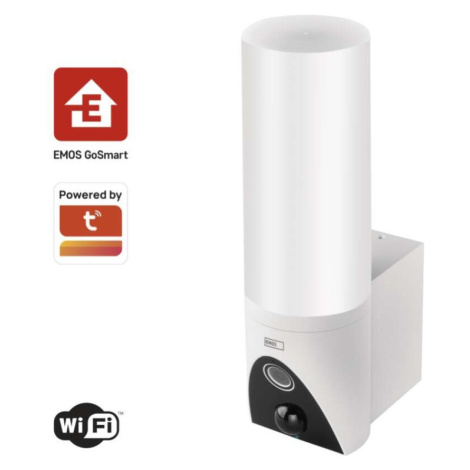 GoSmart Venkovní otočná kamera IP-300 TORCH s Wi-Fi a světlem, bílá EMOS
