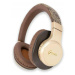 Guess Bluetooth sluchátka přes uši GUBH604GEMW hnědá/brown 4G Script