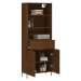 vidaXL Skříň highboard hnědý dub 69,5 x 34 x 180 cm kompozitní dřevo