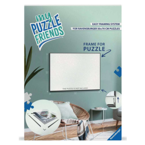 RAVENSBURGER Rám na puzzle My Puzzle Friends 70x50cm - černý 158192