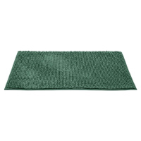 Tmavě zelená textilní koupelnová předložka 50x80 cm Chenille – Allstar