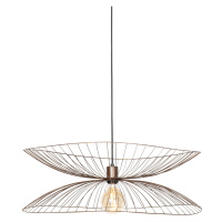 Designová závěsná lampa bronzová 66 cm - Pua