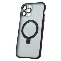 Silikonové TPU pouzdro Mag Ring pro Apple iPhone 13 Pro Max, černá