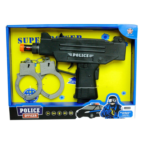 Policejní pistole s pouty MAC TOYS