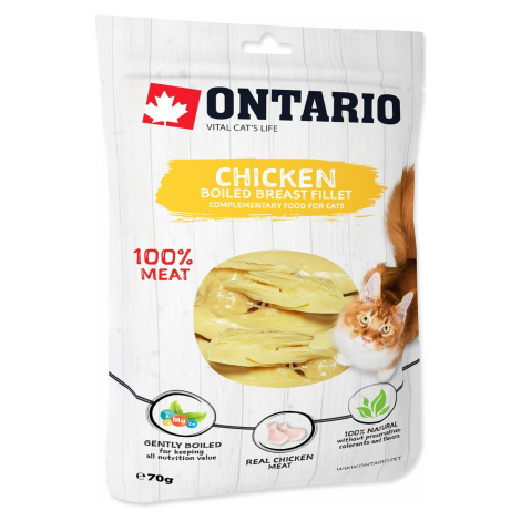 Pochoutka Ontario kuře, vařené prsní filety 70g