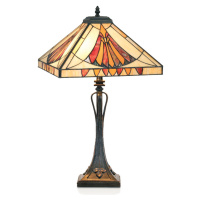 Artistar Půvabná stolní lampa AMALIA ve stylu Tiffany