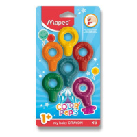 Pastely Maped Color´Peps Baby Crayons - 6 barev