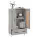 vidaXL Skříň highboard šedá sonoma 69,5 x 31 x 115 cm kompozitní dřevo