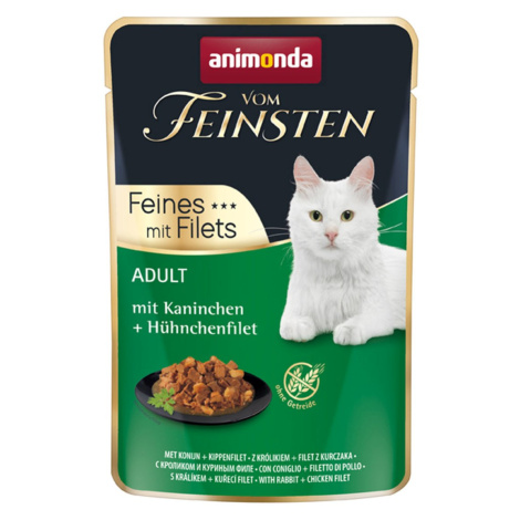 Animonda Vom Feinsten Adult Feine Filets králík a kuřecí filety 36x85g