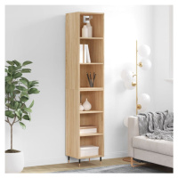 vidaXL Skříň highboard dub sonoma 34,5x32,5x180 cm kompozitní dřevo