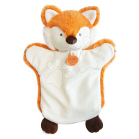 Plyšová líška na bábkové divadlo Fox Hand Puppet Doudou et Compagnie oranžová 25 cm od 0 mes DC3