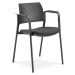 LD SEATING konferenční židle DREAM+ 100BL-N1,BR, kostra černá