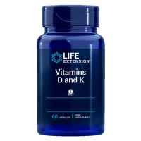 Life Extension Vitamins D & K - 60 kapslí