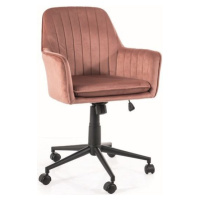 SIGNAL Kancelářská židle Q-886 VELVET tmavě béžová