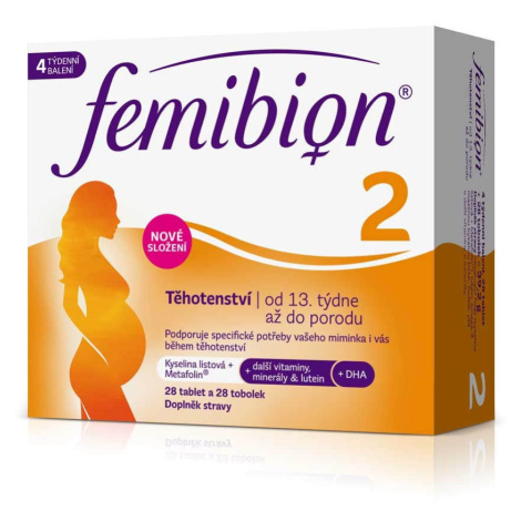 Femibion 2 Těhotenství 28 tablet + 28 tobolek