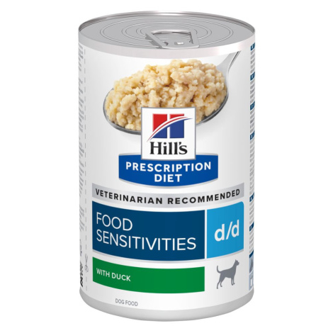 Hill's Prescription Diet d/d Food Sensitivities s kachním - 48 x 370 g Hills