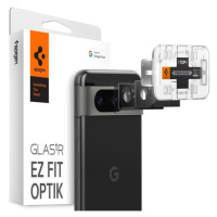 Spigen Glass tR EZ Fit Optik Black 2 Pack ochranné sklo pro Google Pixel 8 Černá AGL06352 Černá