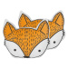 BELIANI, Sada 2 polštářů ve tvaru lišky 50 x 40 cm VADODARA oranžová, 256729