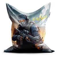 Sablio Sedací vak Classic CS:GO Voják 2 - 200x140 cm