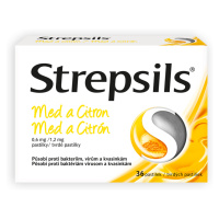 Strepsils Med a Citron 0.6mg/1.2mg pas.36