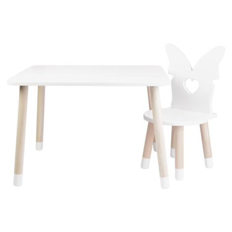 ELIS DESIGN Dětský stůl a židle Motýlek varianta: stůl + 2 židle Elisdesign