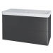 MEREO Siena, koupelnová skříňka s keramickým umyvadlem 101 cm, antracit mat CN4322