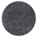 Ayyildiz koberce Kusový koberec Life Shaggy 1500 grey kruh Rozměry koberců: 160x160 (průměr) kru