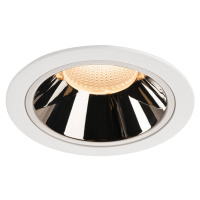 SLV BIG WHITE NUMINOS DL XL vnitřní LED zápustné stropní svítidlo bílá/chrom 2700 K 40° 1004002