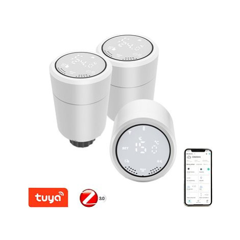 3x IMMAX NEO Smart Termostatická hlavice Zigbee