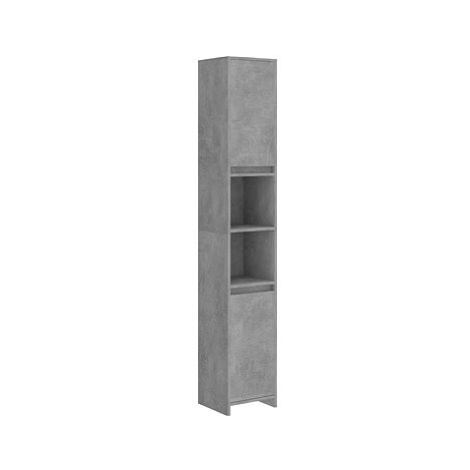 Shumee Koupelnová skříňka betonově šedá 30 × 30 × 183,5 cm