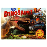 Dinosauři - Slož si knížku (4 puzzle o 48 dílcích) NAKLADATELSTVÍ SUN s.r.o.