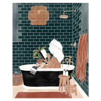 Ilustrace Bathroom Baby, Ivy Green Illustrations, 30 × 40 cm