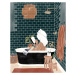 Ilustrace Bathroom Baby, Ivy Green Illustrations, 30 × 40 cm