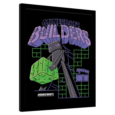 Obraz na zeď - Minecraft - Builders, 34.3 x 44.5 cm Pyramid