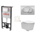 Cenově zvýhodněný závěsný WC set Alca do lehkých stěn / předstěnová montáž+ WC SAT Brevis SIKOAS
