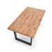 Jídelní stůl Palikir rozkládací 160-250x76x90 cm (dub, černá)