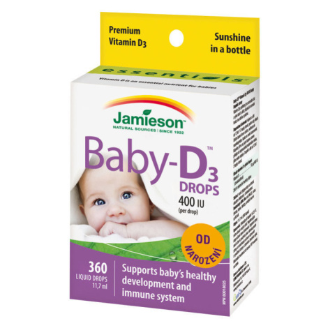 Jamieson Baby-D3 400 IU kapky 11,7 ml