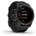 Garmin epix (Gen 2) Sapphire, černé/ černý silikonový řemínek