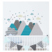 Nástěnná samolepka Ambiance Giant Kid Sticker Scandinavian Mountains Janeka
