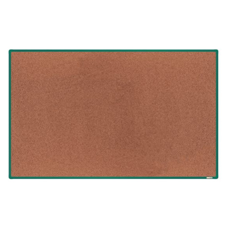 boardOK Korková tabule s hliníkovým rámem 200 × 120 cm, zelený rám