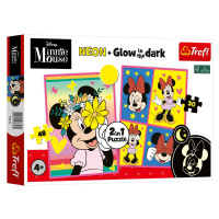 Trefl Puzzle 2 v 1 Glow in the dark (Minnie)