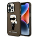 Karl Lagerfeld KLHCP14XHNIKTCK hard silikonové pouzdro iPhone 14 PRO MAX 6.7" black Ikonik Karl 