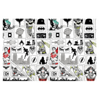 Umělecký tisk Justice League - Comics wall, 40x26.7 cm