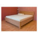 Postelia AMELIE Buk postel s úložným prostorem 160x200cm