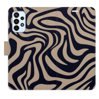 iSaprio Flip pouzdro Zebra Black 02 pro Samsung Galaxy A23 / A23 5G