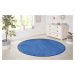 Hanse Home Collection koberce Kusový koberec Nasty 101153 Blau kruh - 133x133 (průměr) kruh cm